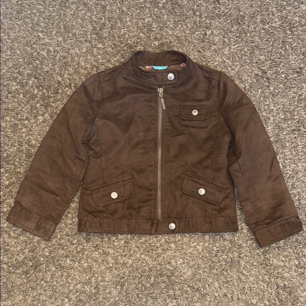 Baby GAP Brown Jacket Casual Bomber Style